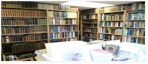View of Junction Book Shop interior.